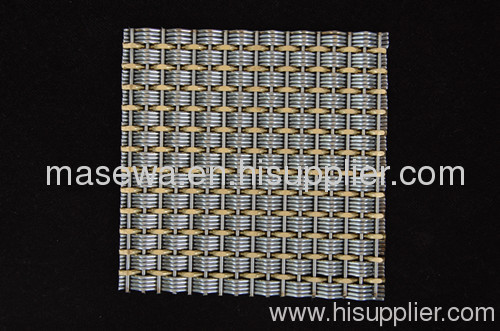 decorative woven fabric of elevator cladding