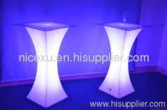 LED bar table/led cocktail table/glowing bar table