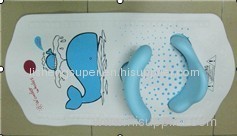 Baby safety seat with mat