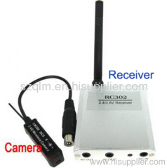 2.4GHz mini wireless camera with receiver
