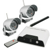 2.4GHz wireless cameras and receiver surveillance system