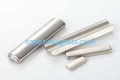 Sintered NdFeB arc magnet ni coating