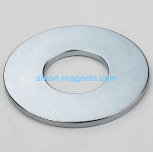 neodymium ring magnets zinc plated