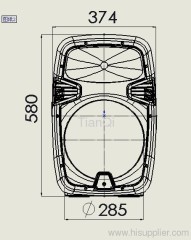 Speaker cabinet TY87-7 12''