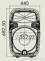 Speaker cabinet TY87-8 15''