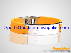 Germanium sports bracelets Pearlion Original NPB P071 Nopearlion brand Description