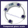 Tempered glass scale