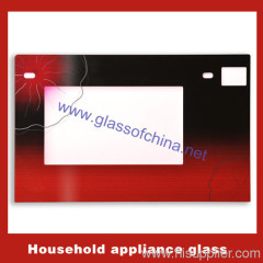 Household appliance glass