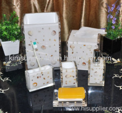 polyresin bathroom sets