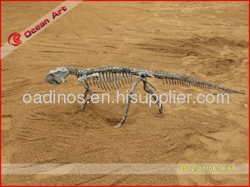 Small size resin dinosaur skeleton