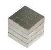 Neodymium cube magnet nickel coating