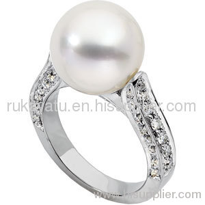 real pearl wedding ring