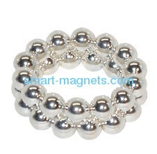 neodymium sphere magnet silver coating