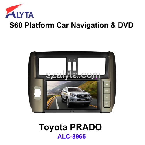 Toyota PRADO car gps radio dvd player Ipod bluetooth usb sd 3G pip