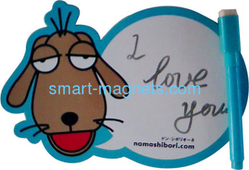 message board refrigeratory magnets