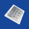 12 short-travel keys metal numeric keypad for indoor and outdoor installation