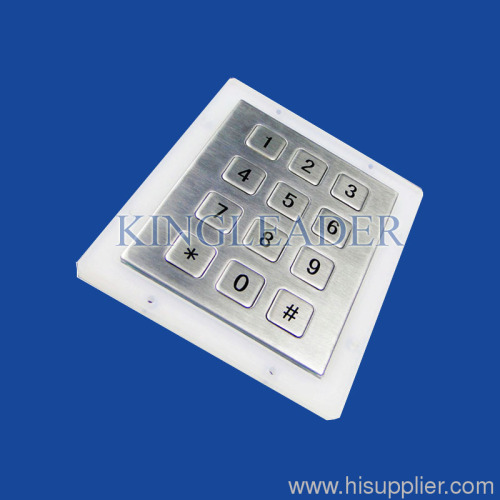 indoor and outdoor keys metal numeric keypad