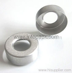 20mm Aluminum Seal Cap with Central Hole