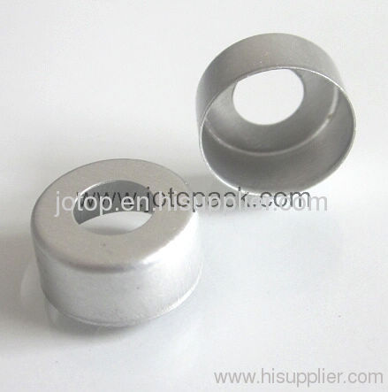 11mm Aluminum Seal Cap with Central Hole