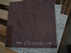 red granite tiles