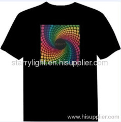 led custom design t shirt for party