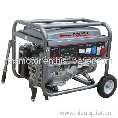 5.0kw gasoline portable home backup generator