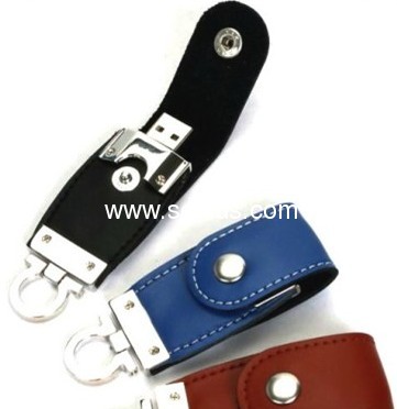 leather promotion usb flash disk ,pen drive ,memory flash 128mb-32gb
