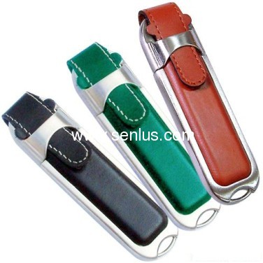 promotion gift Leather usb memory flash ,pen drive ,usb flash disk 128mb-32gb