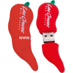 silicon pepper usb flash drive 2gb usb flash disk pen drive 4gb memory flash