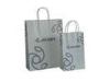 120gsm White Kraft Promotional Shopping Bags, Paper Carrier Bag For Package / Gift