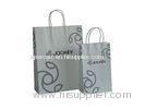 120gsm White Kraft Promotional Shopping Bags, Paper Carrier Bag For Package / Gift