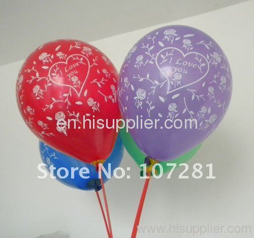 print flower romance inflatable ballon as the decoration for party, wedding, event, etc