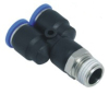 Male Y one touch tube fittings