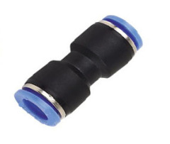 Union straight one touch tube pneumatic fittings