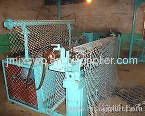 Chain link fence machine