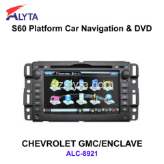 CHEVROLET GMC ENCLAVE car gps rearview dvd with 3G DVB-T IPOD PIP usb sd