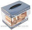 Custom Made Corrugated Cardboard Packing Boxes 8 * 6 * 5 Inch With Handle