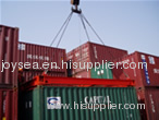 Container spreader container lifting