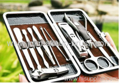 stainless steel manicure set