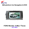 FORD Mondeo S-Max Focus car gps dvd rearview with 3G DVB-T IPOD PIP usb sd bluetooth