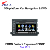 FORD Fusion Exploreer EDGE car gps dvd rearview with 3G DVB-T IPOD PIP usb sd bluetooth