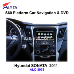 Hyundai SONATA 2011 car gps dvd rearview with 3G DVB-T IPOD PIP usb sd bluetooth