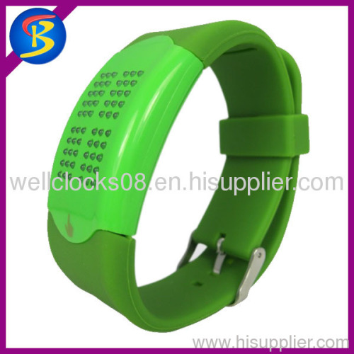 Touch screen led silicone watches