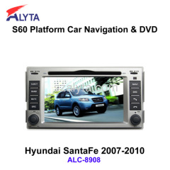 Hyundai SantaFe 2007-2010 car gps dvd rearview with 3G DVB-T IPOD PIP usb sd bluetooth