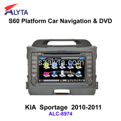 KIA Sportage 2010-2011 car gps dvd rearview with 3G DVB-T IPOD PIP usb sd bluetooth