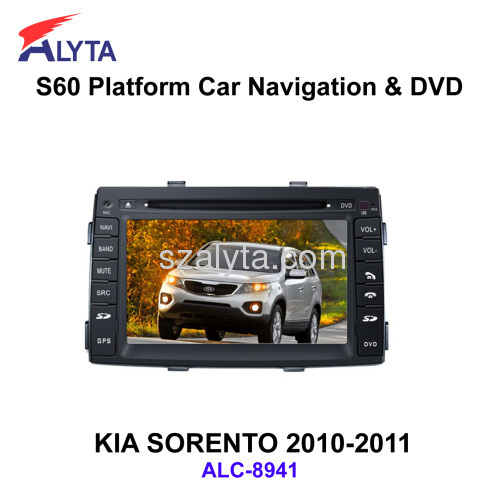 KIA SORENTO 2010-2011 car gps dvd rearview with 3G DVB-T IPOD PIP usb sd bluetooth