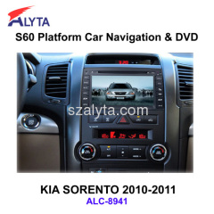 KIA SORENTO 2010-2011 car gps dvd rearview with 3G DVB-T IPOD PIP usb sd bluetooth