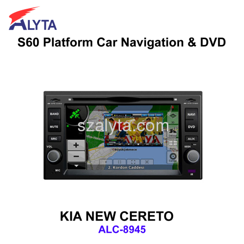 KIA NEW CERETO car gps dvd rearview with 3G DVB-T IPOD PIP usb sd bluetooth