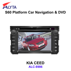 KIA CEED car gps dvd rearview with 3G DVB-T IPOD PIP usb sd bluetooth