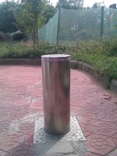 Automatic Parking Bollard for Preventing and Resticting